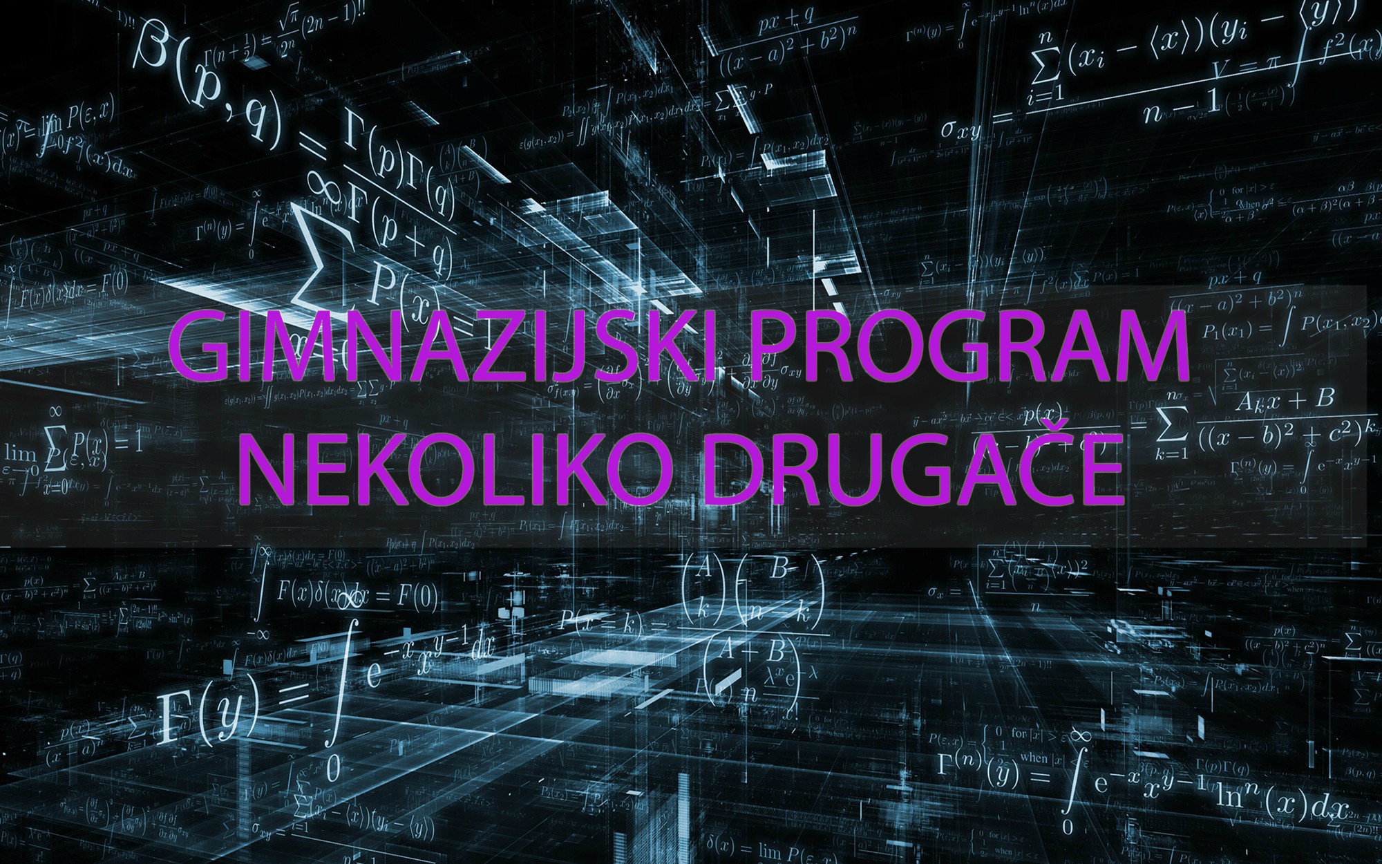 Gimnazijski program nekoliko drugače