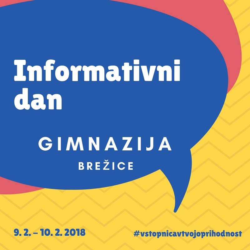 Vabilo na informativni dan 2018